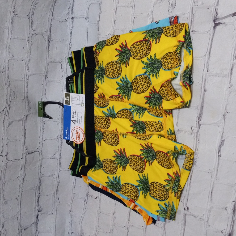 NWT Boys XL Butter Soft Wonder Nation 4pk variety Boxer Briefs Moisture Wicking